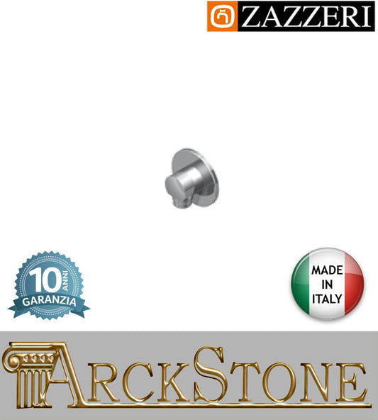 Presa acqua muro doccetta marca Zazzeri modello Shower Unix 3600AM01A00 CRCR completo finitura cromata parete arredamento bagno lavanderia cromo autorizzato casa home arredo garanzia 10 anni azienda certificata qualità made in italy