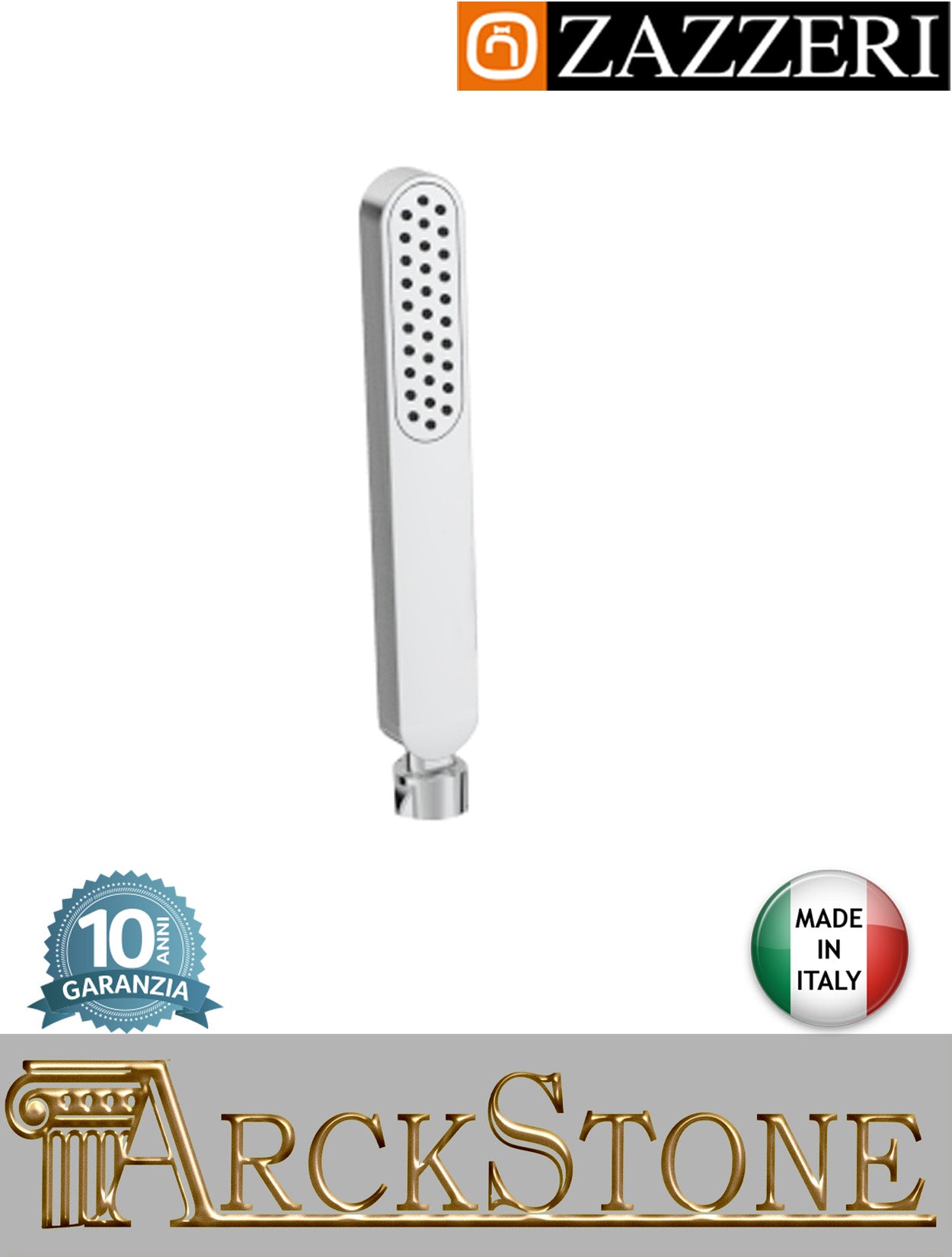 Doccetta marca Zazzeri modello Ultra finitura cromata mano anticalcare azienda certificata arredo bagno acqua arredamento casa home garanzia 10 anni qualità made in italy