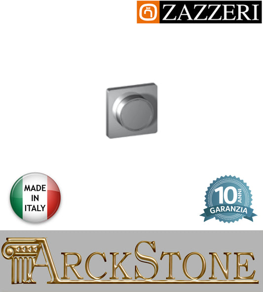 Cascata tubolare marca Zazzeri modello Shower Unix parete finitura cromata 100x100 mm rubinetteria arredamento bagno cromo incasso garanzia 10 anni azienda certificata qualità made in italy