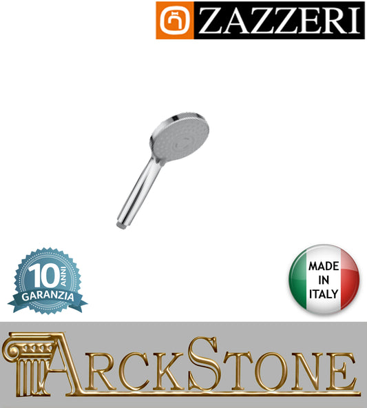 Doccetta multifunzione Ø115 mm marca Zazzeri modello Qquadro finitura cromata anticalcare mano rubinetteria arredamento cromo casa home acqua arredo bagno garanzia 10 anni qualità made in italy