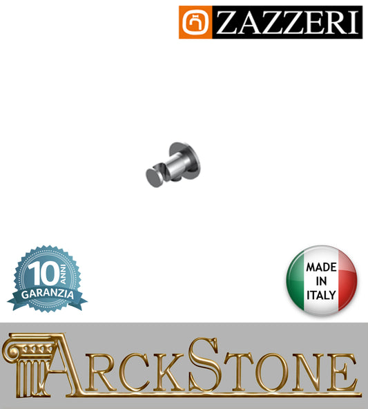 Presa acqua marca Zazzeri modello 100 31000502A01 CRCR finitura ottone cromato parete attacco doccetta muro arredamento arredo bagno casa home autorizzato azienda certificata garanzia 10 anni qualità made in italy