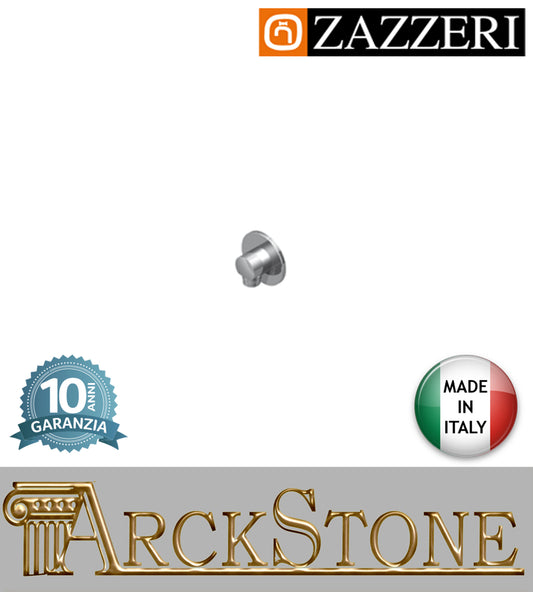 Presa acqua doccetta marca Zazzeri modello 100 finitura ottone cromato parete muro arredamento arredo bagno casa home autorizzato azienda certificata garanzia 10 anni qualità made in italy