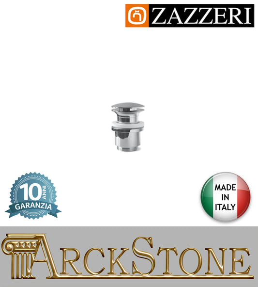 Piletta scarico Ø70mm marca Zazzeri modello Da-Da 7 Mono 2 3 libero finitura ottone cromato arredamento arredo bagno casa home autorizzato acqua azienda certificata garanzia 10 anni qualità made in italy