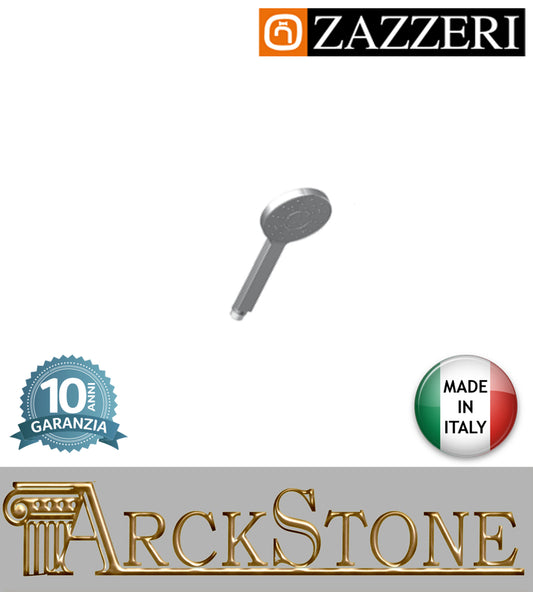 Doccetta Ø105 mm marca Zazzeri modello TREND X-ONE anticalcare finitura metallo cromato senza flessibile attacco muro parete arredamento arredo bagno casa autorizzato acqua azienda certificata garanzia 10 anni qualità