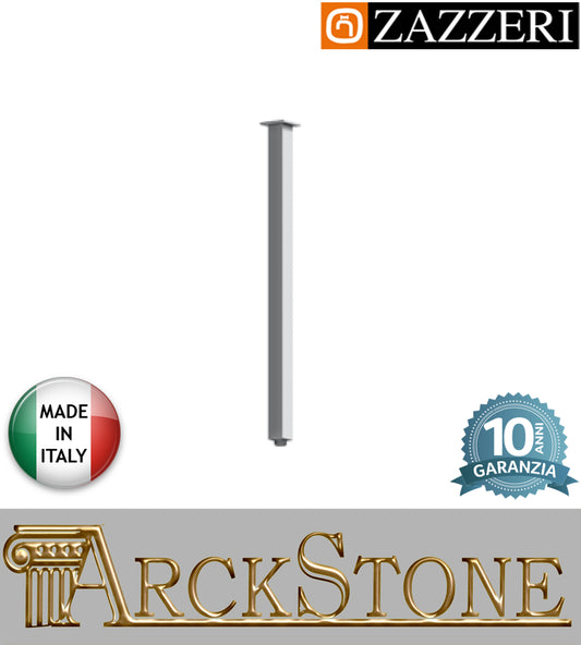 Braccio doccia 550 mm marca Zazzeri modello Shower Unix soffitto finitura cromata rubinetteria muro casa arredamento bagno cromo incasso garanzia 10 anni azienda certificata qualità made in italy