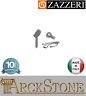 Set doccia marca Zazzeri modello TREND X finitura ottone cromato parete doccetta Ø105 mm anticalcare areata attacco muro flessibile PVC arredamento casa home arredo bagno azienda garanzia 10 anni qualità made in ita