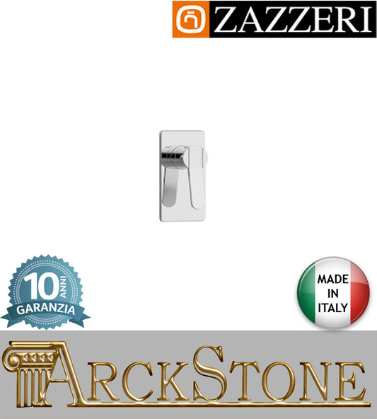 Miscelatore doccia marca Zazzeri modello TREND X incasso finitura ottone cromato parete completo cromo muro arredamento casa home acqua arredo bagno azienda certificata rubinetto garanzia 10 anni qualità made in ita