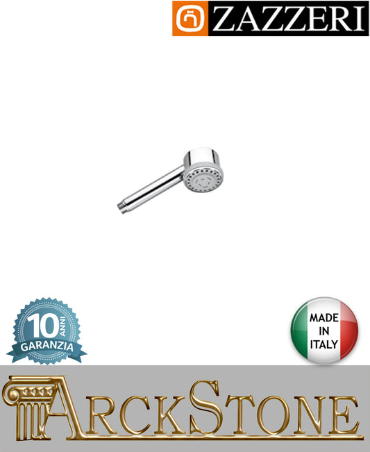 Doccetta marca Zazzeri modello Modo 7 finitura metallo cromato mano multifunzione 4 Funzioni anticalcare arredamento casa home acqua arredo bagno parete muro garanzia 10 anni qualità made in italy
