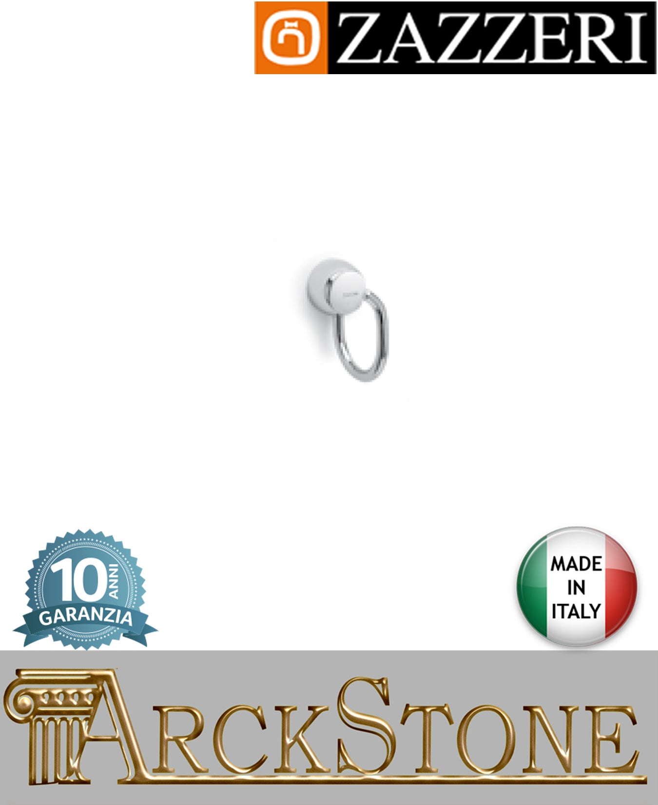 Appendiabiti marca Zazzeri modello 900 finitura ottone cromato parete appendino muro mm H100 L55 P90 accessori arredo bagno arredamento casa home azienda certificata garanzia 10 anni qualità made in italy