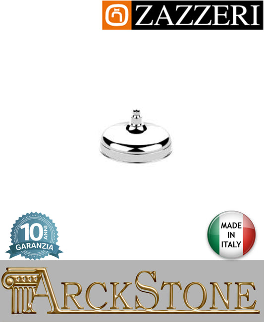 Soffione doccia Ø 200 mm marca Zazzeri modello 800 finitura cromata parete soffitto rubinetteria arredamento casa home arredo bagno design classico acqua azienda certificata garanzia 10 anni qualità made in italy 
