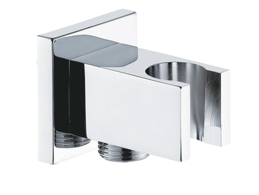 Duemmeggi Duplex Quadra In Ottone Con Presa Acqua Attacco Finitura Cromata Cromo Made In Italy Garanzia 5 Anni