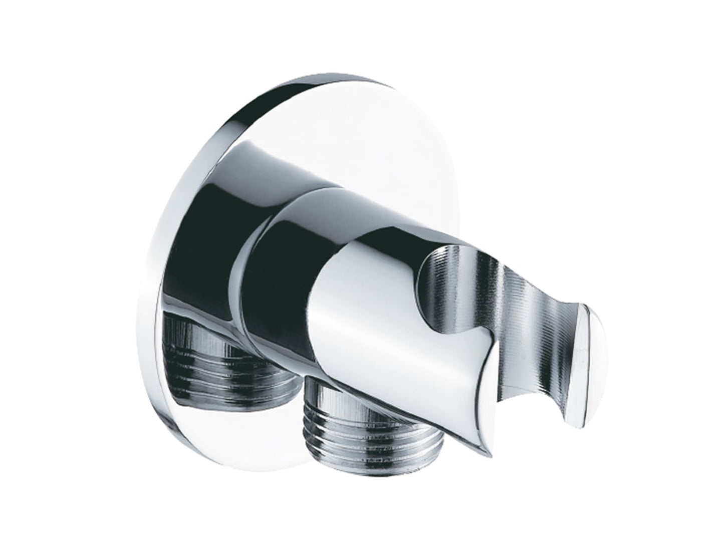 Duemmeggi Duplex Tondo In Ottone Con Presa Acqua Attacco Finitura Cromata Cromo Made In Italy Garanzia 5 Anni