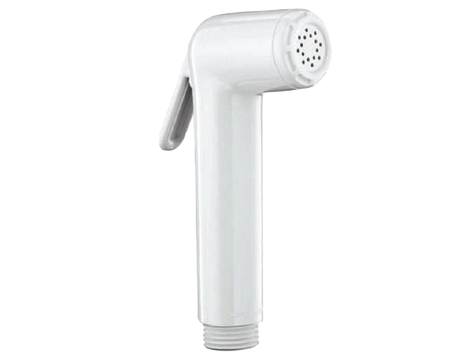 Idroscopino Doccia Doccetta Mano Shut Off Duemmeggi White Bianco Pulsante Getto Acqua Made in Italy 5 Anni di Garanzia