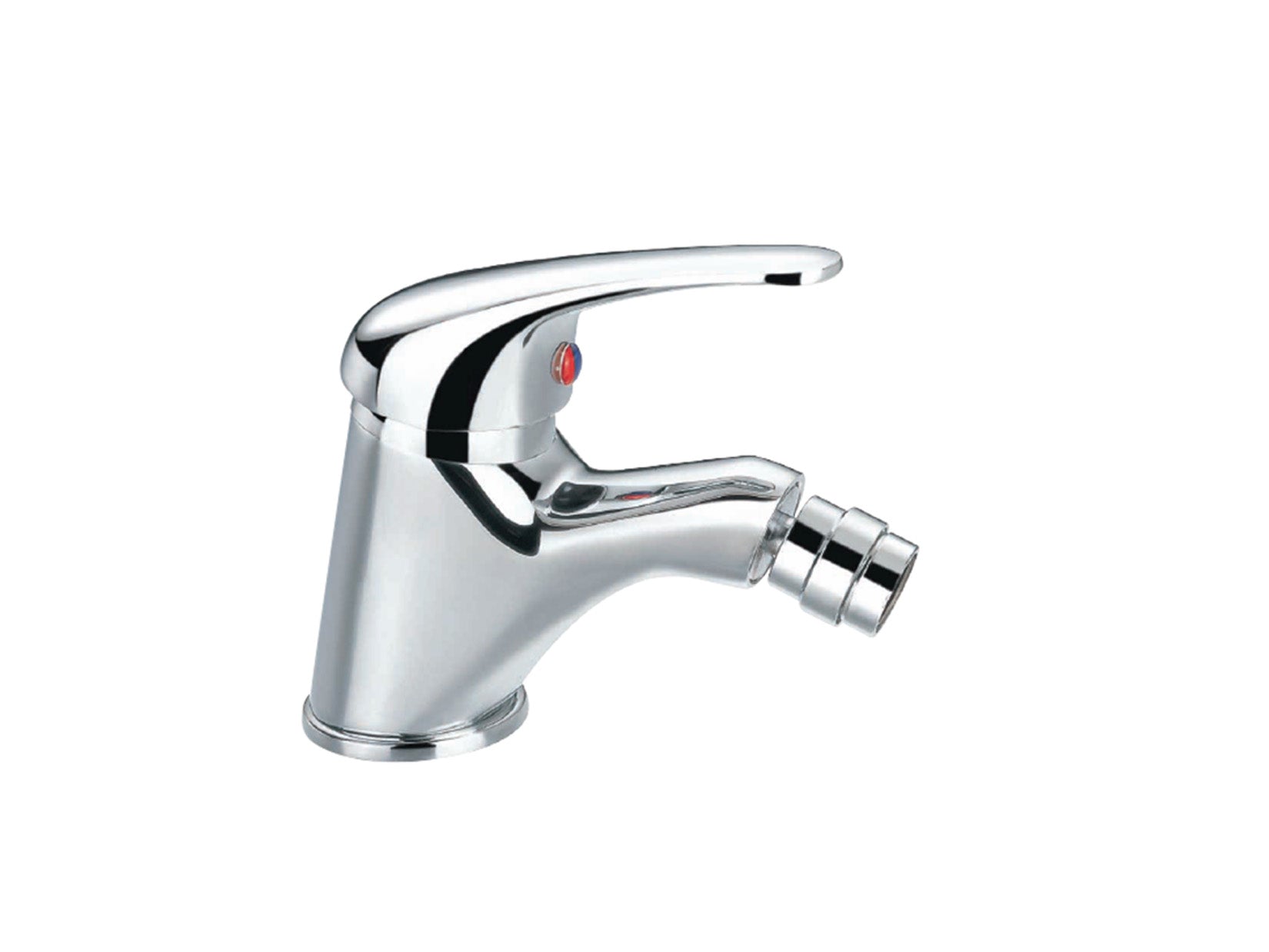 Miscelatore Bidet Scarico Automatico 1" 1/4" Duemmeggi Gamma Appoggio 1 Foro Monoforo 1 Leva Manopola Monocomando Stile Moderno Classico Contemporaneo Economico Materiale Ottone Finitura Cromata Made in Italy Garanzia 5 Anni