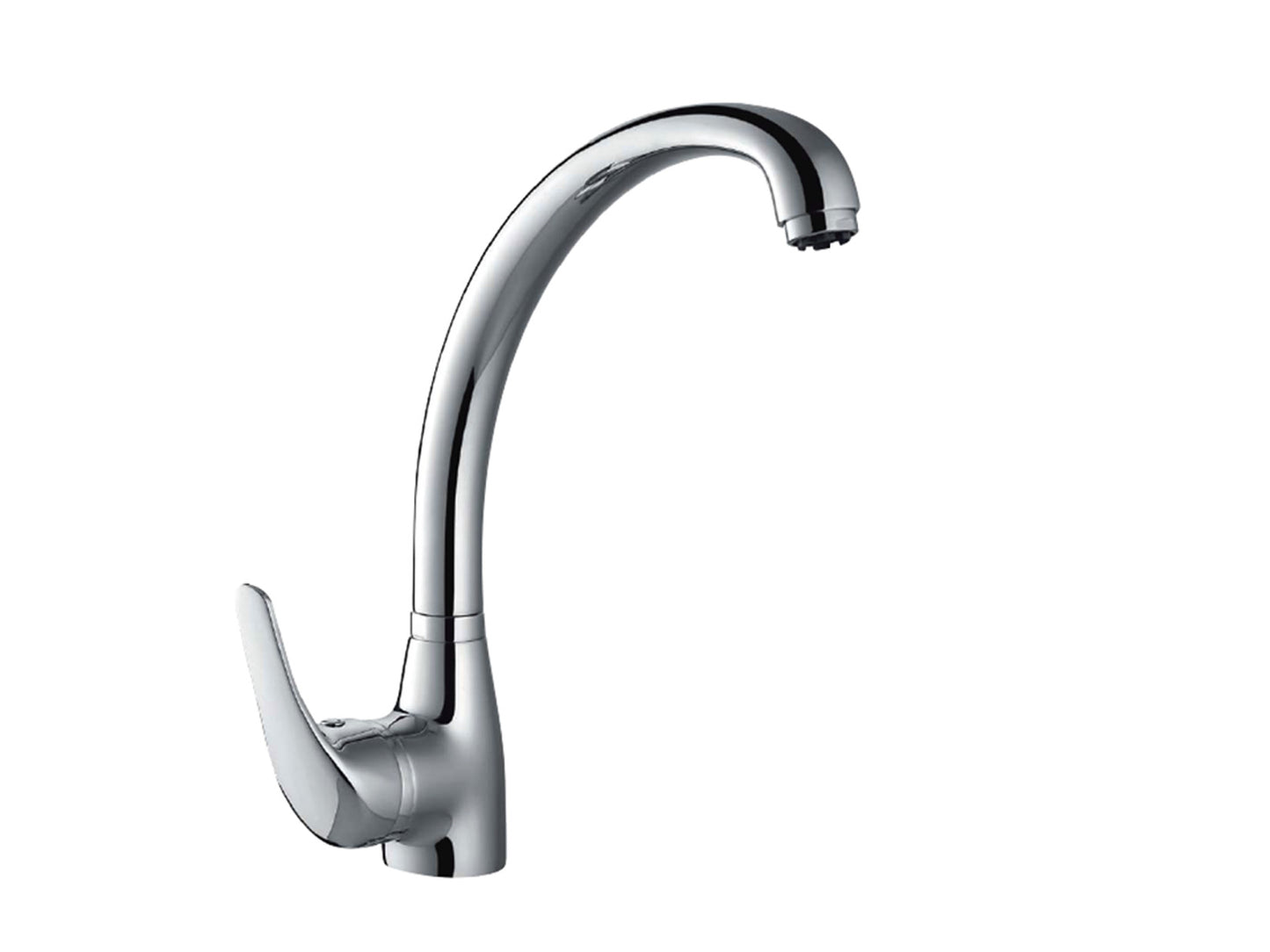 Miscelatore Lavello Con Corpo A Bottiglia E Bocca Girevole Duemmeggi Gamma Ottone Finitura Cromata Made in Italy Garanzia 5 Anni