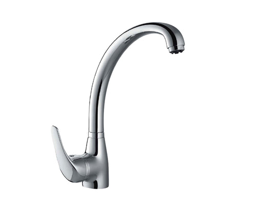 Miscelatore Lavello Con Corpo A Bottiglia E Bocca Girevole Duemmeggi Gamma Ottone Finitura Cromata Made in Italy Garanzia 5 Anni