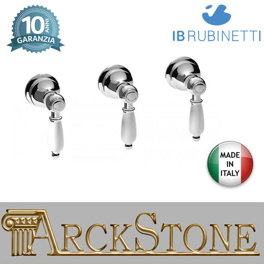 Doccia ad incasso tradizionale a due vie con deviatore marca IB rubinetti modello Hermes Elle rubinetteria rubinetto ottone cromato bagno casa fontana finitura cromo rivenditore autorizzato campania arredo qualità garanzia 10 anni made in italy azienda 