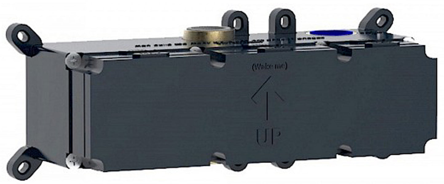 IB Rubinetti BATLO' Set Di Parti Esterne e Corpo ad Incasso A Muro Con Piastra Per Idroscopino Igienico Con Miscelatore Per WC Materiale Ottone Finitura Cromata