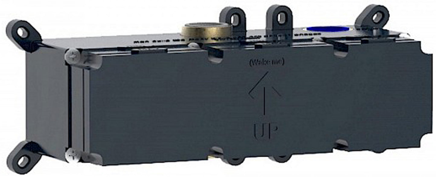 IB Rubinetti ONLYONE Set Di Parti Esterne e Corpo ad Incasso A Muro Con Piastra Per Idroscopino Igienico Con Miscelatore Per WC Materiale Ottone Finitura Cromata