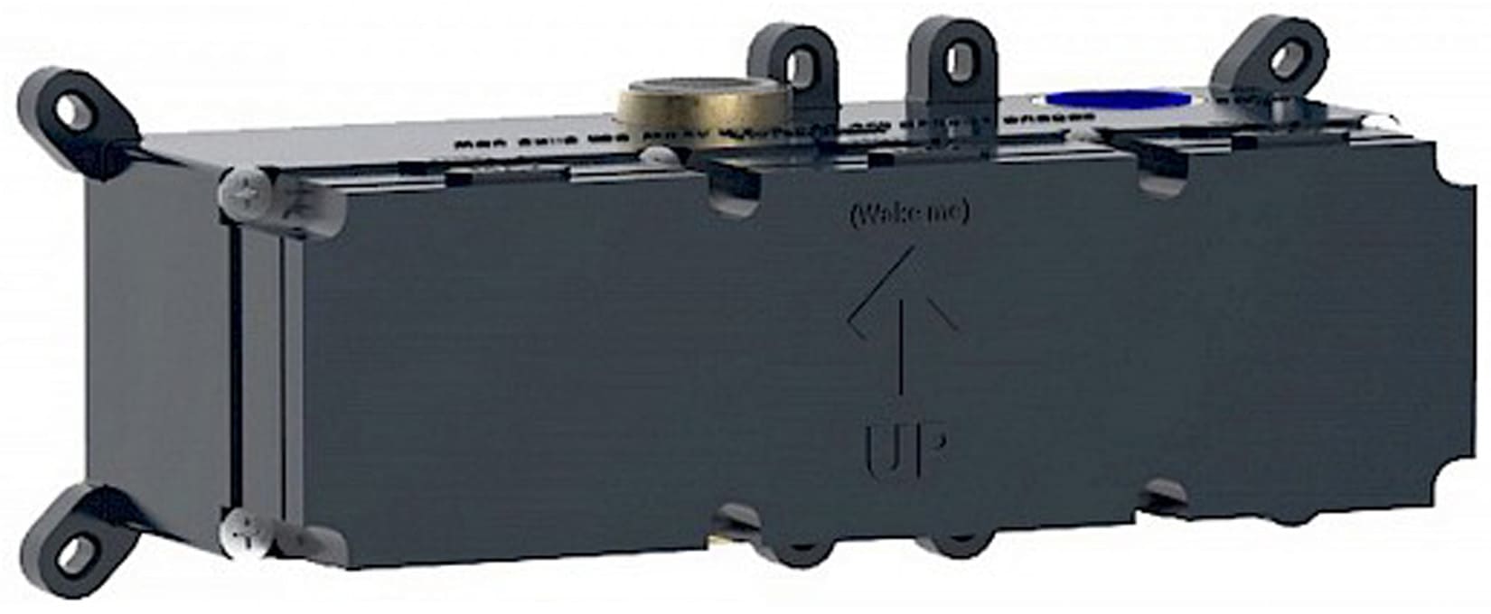 IB Rubinetti RUBACUORI Set Di Parti Esterne e Corpo ad Incasso A Muro Con Piastra Per Idroscopino Igienico Con Miscelatore Per WC Materiale Ottone Finitura Cromata