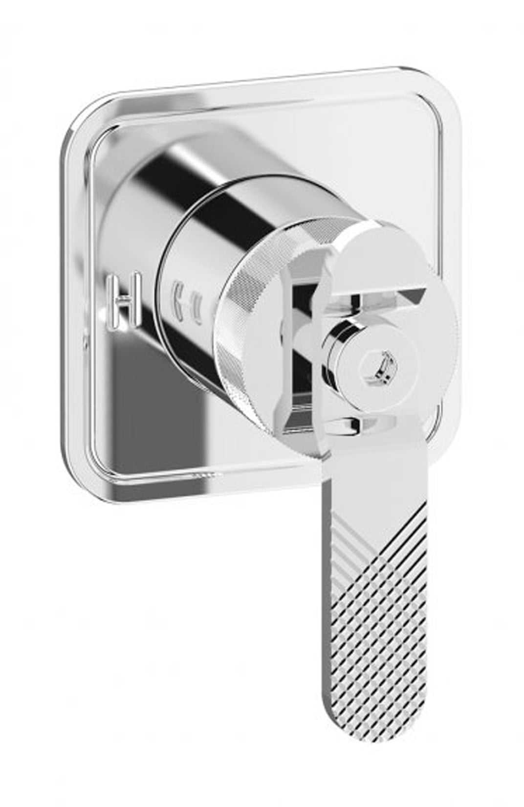 Miscelatore doccia marca IB Rubinetti modello Bold Lever Flat finitura ottone cromato incasso parete muro rubinetteria arredo bagno cromo arredamento casa azienda mix acqua rivenditore autorizzato campania napoli garanzia 10 anni qualità made in italy