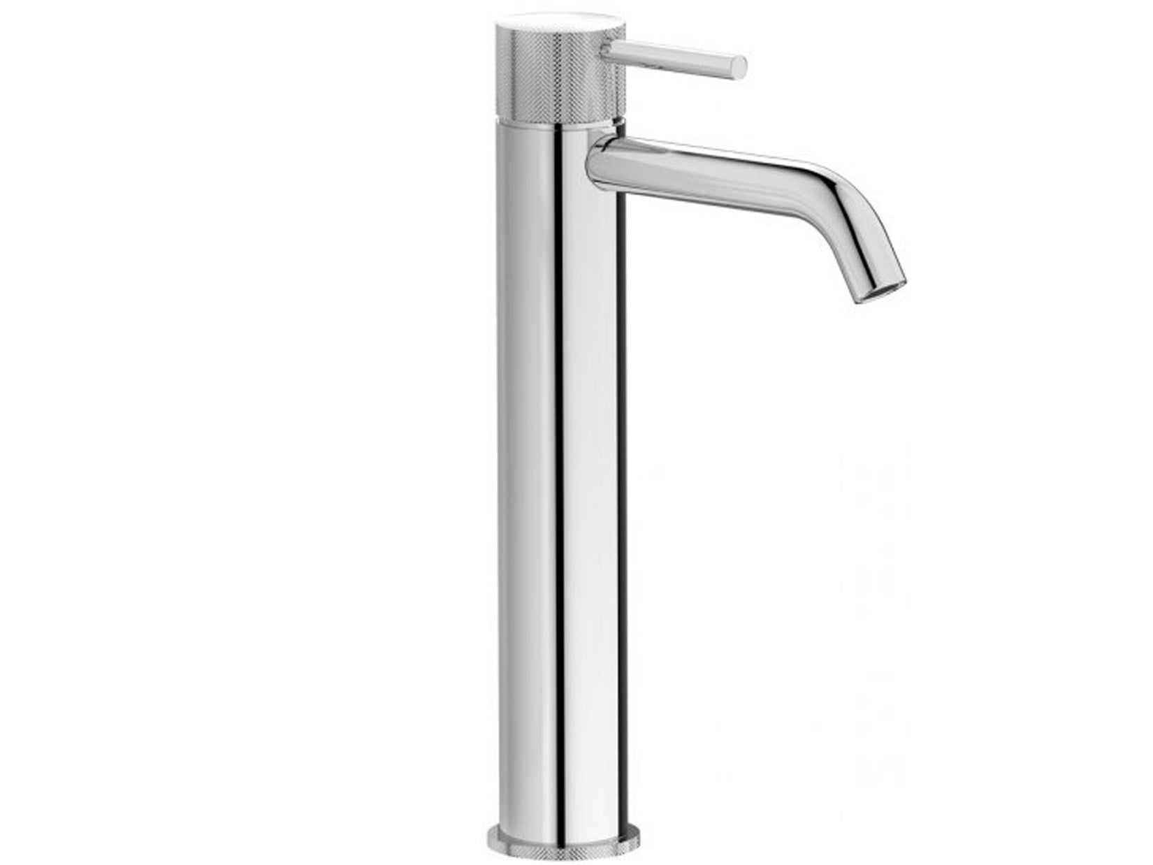 Miscelatore Lavabo Alto IB Rubinetti Industria Completa Di Piletta Di Scarico Click-Clack Materiale Ottone Finitura Cromata