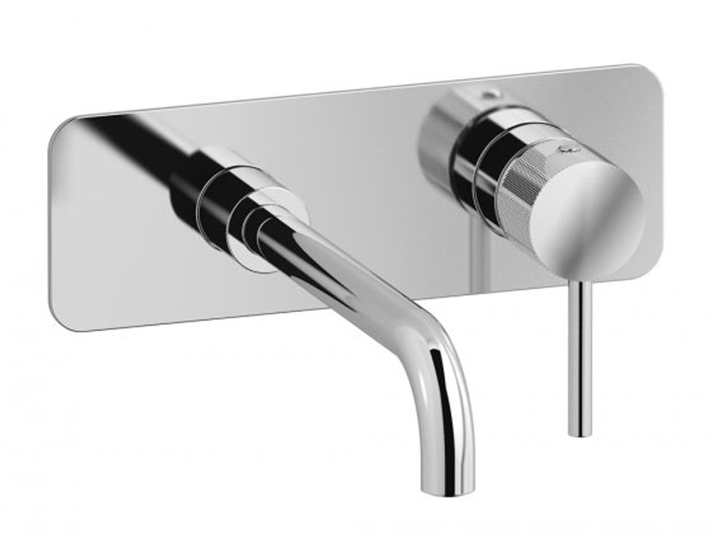 Miscelatore Lavabo Incasso Parete IB Rubinetti Industria Completo Di Piletta Di Scarico Click-Clack Materiale Ottone Finitura Cromata