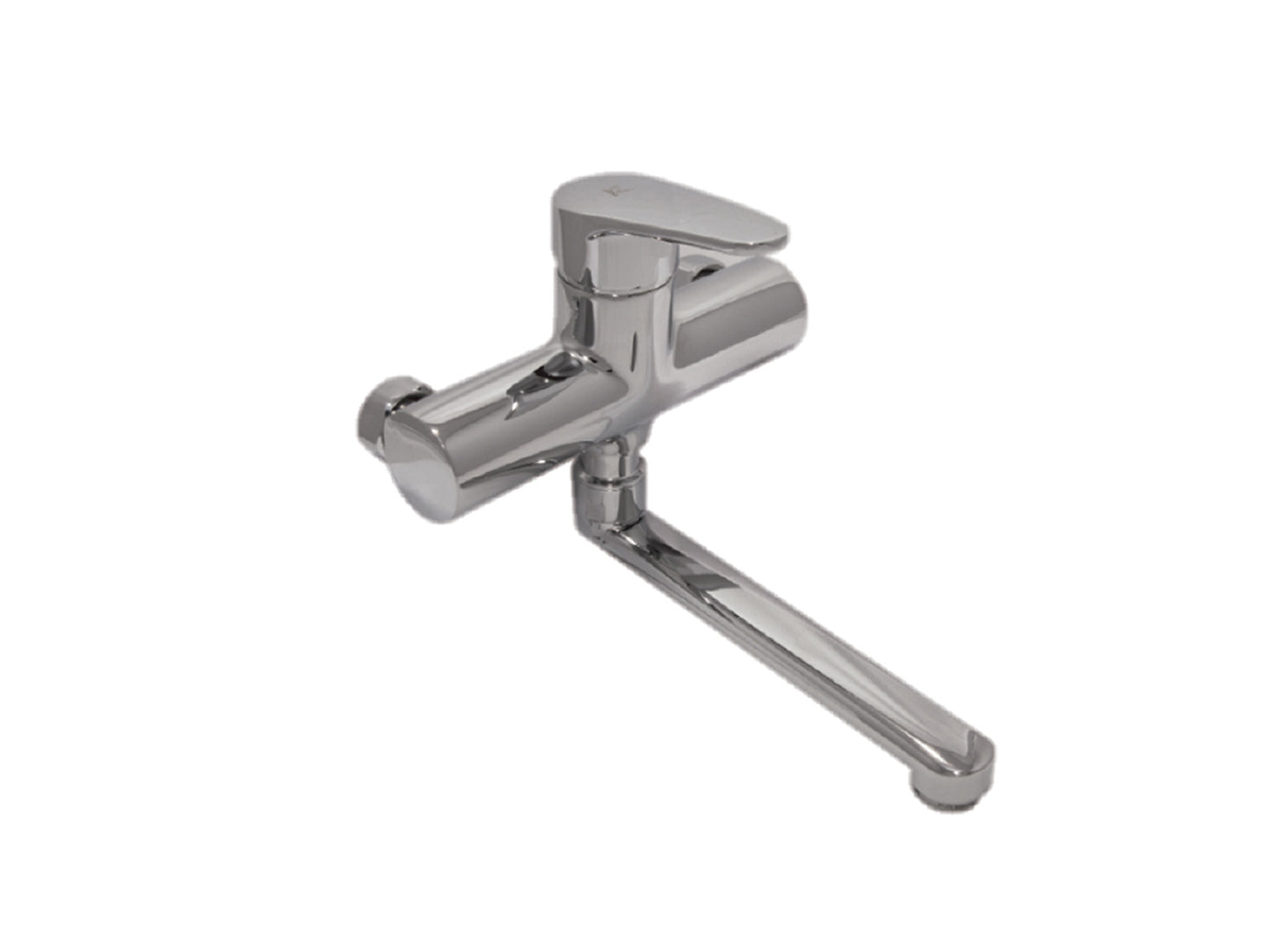 Miscelatore Lavello Cucina Lavatoio A Parete Muro Duemmeggi Sky Stile Classico Moderno 1 Leva Manopola Monocomando Materiale Ottone Finitura Cromata Made in Italy Garanzia 5 Anni