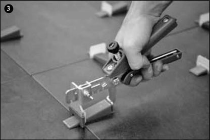 Raimondi Levelling System R.L.S. 1000 Basi Distanziatori Auto Livellanti per fuga piastrelle da 1,5 mm e Altezza Mattonella da 3 a 12 mm