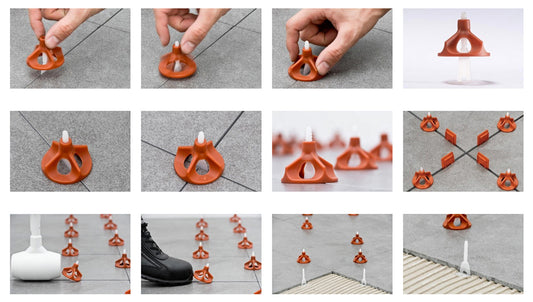 Raimondi Levelling System RLS 300 Ghiere Vite Piastrelle Utensili per Posa Pavimento Rivestimento Piastrelle Mattonelle