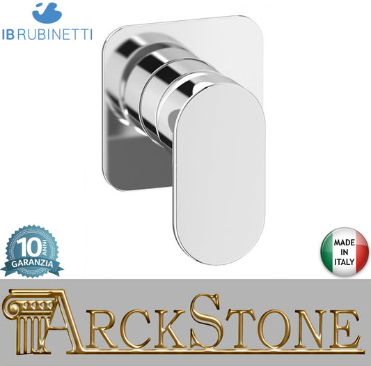 Miscelatore doccia incasso una via completo marca IB rubinetti modello K2 rubinetteria rubinetto ottone cromato bagno casa parete fontana finitura cromo rivenditore autorizzato campania arredamento garanzia 10 anni azienda certificata