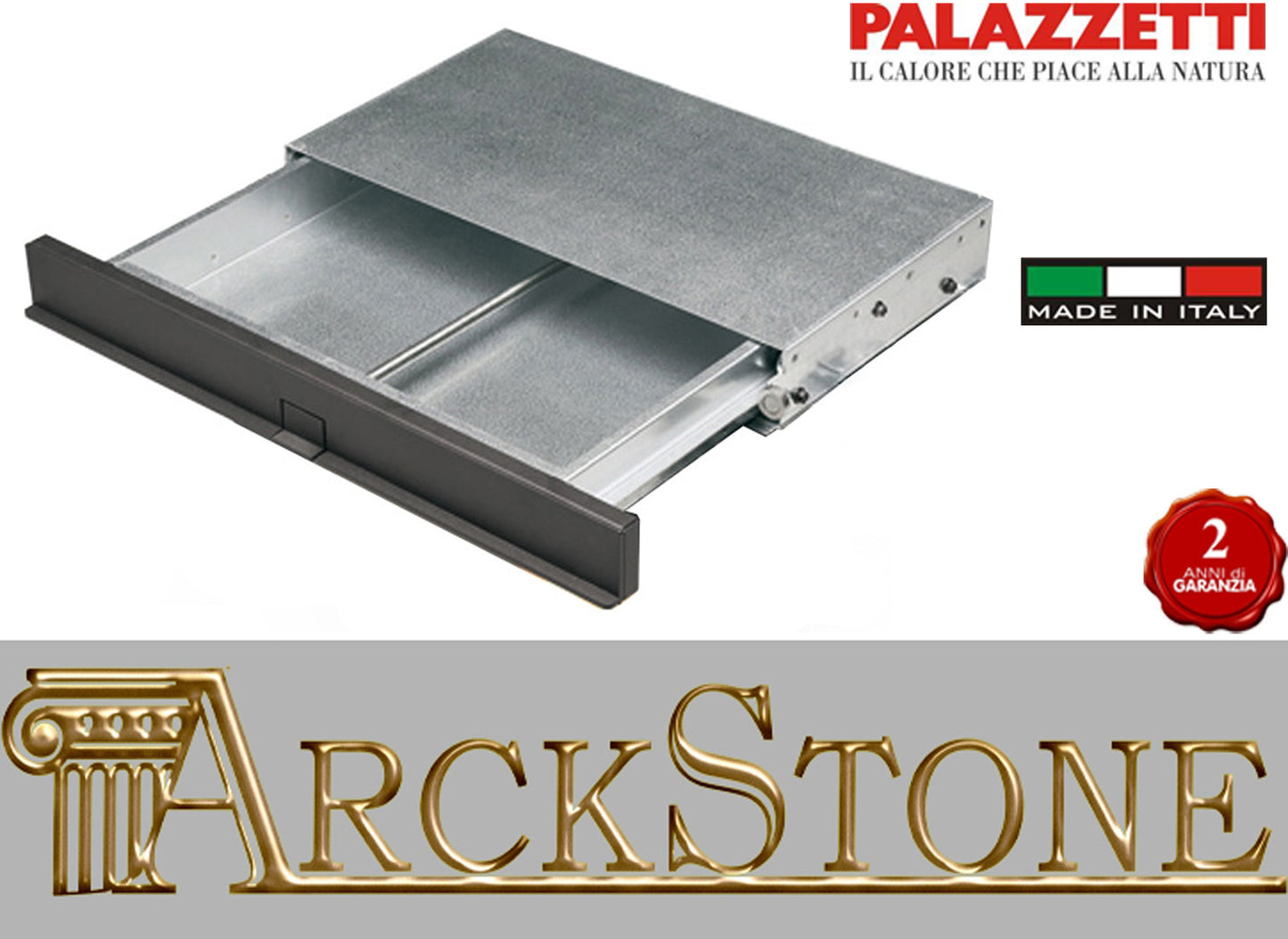 Kit Cassetto di Caricamento Frontale Pellet per Palazzetti Inserto Ecofire da Inserimento A70