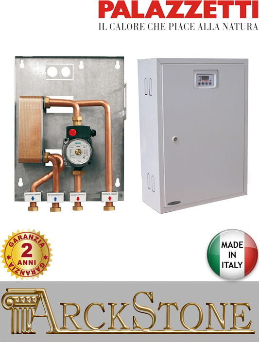 Palazzetti Kit P1 Separazione Impianto Costituito Scambiatore Valvola Circolatore Centralina Abbina Stufa Pellet Legna Impianto Esistente Separa Circuito Primario Secondario