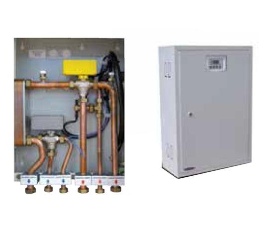 Palazzetti Kit P2 Riscaldamento Diretto Produzione Acs Costituito Scambiatore Piastra Elettrovalvola Flussostato Valvola Non Ritorno Centralina Consente Produzione Acqua Calda Sanitaria Istantanea Gestione Impianto Riscaldamento