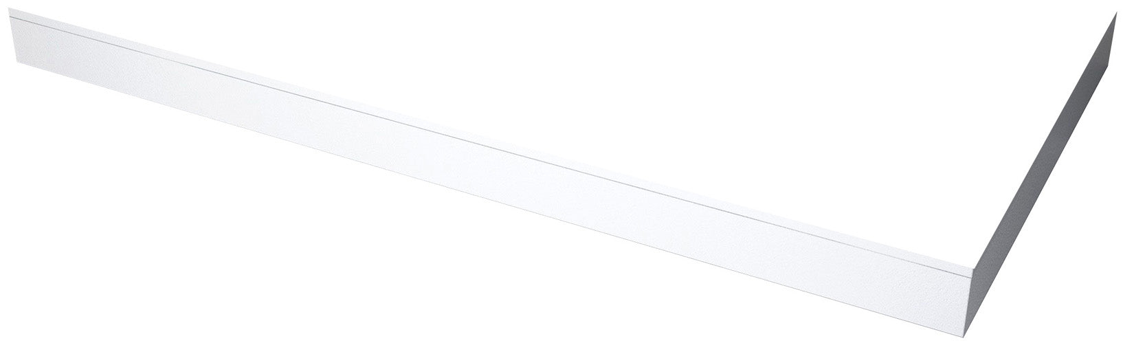 Novellini Novosolid Kit Pannelli Alzata Per Piatto Doccia Materiale Resina Colore Bianco Opaco Solo Per Installazione Ad Angolo 1 Pannello Frontale 100 cm 1 Laterale 100 cm Altezza 11 cm 