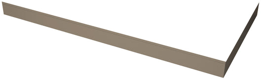 Novellini Novosolid Kit Pannelli Alzata Per Piatto Doccia Materiale Resina Colore Corda Solo Per Installazione Ad Angolo 1 Pannello Corto 100 cm 1 Pannello Lungo 180 cm Altezza 11 cm