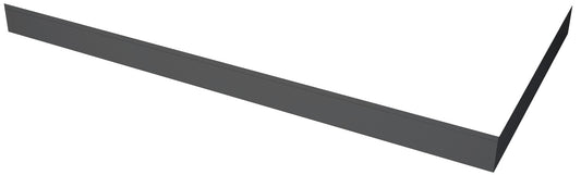 Novellini Novosolid Kit Pannelli Alzata Per Piatto Doccia Materiale Resina Colore Grigio Solo Per Installazione Ad Angolo 1 Pannello Corto 100 cm 1 Pannello Lungo 150 cm Altezza 11 cm 