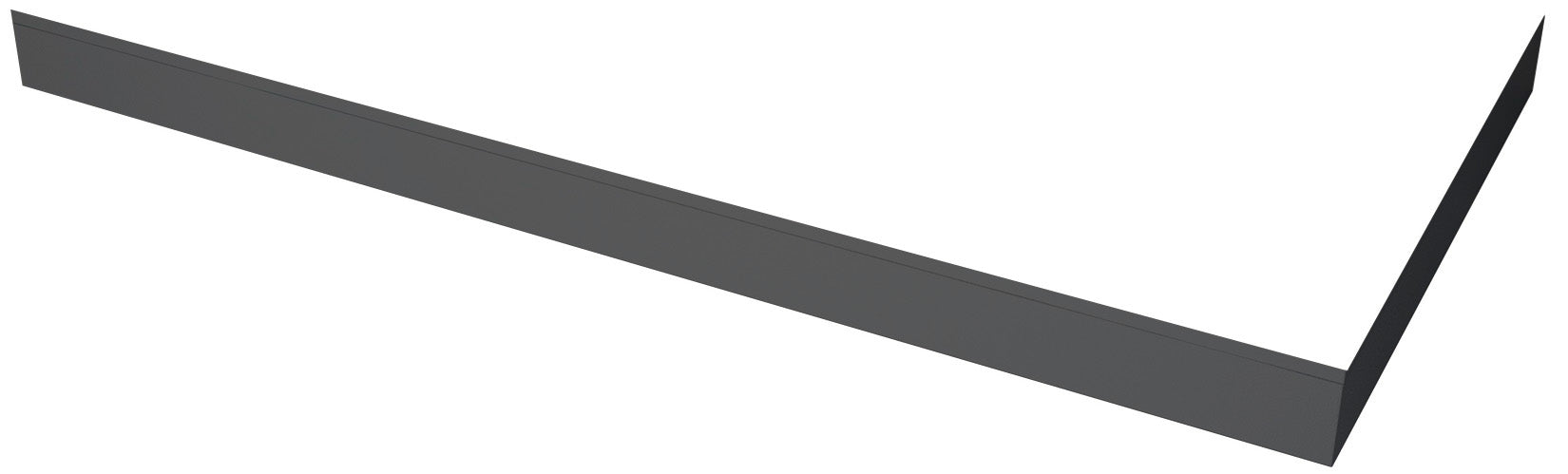 Novellini Novosolid Kit Pannelli Alzata Per Piatto Doccia Materiale Resina Colore Grigio Solo Per Installazione Ad Angolo 1 Pannello Frontale 100 cm 1 Laterale 100 cm Altezza 11 cm 