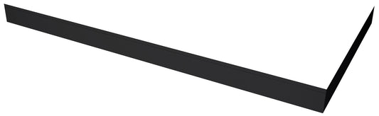 Novellini Novosolid Kit Pannelli Alzata Per Piatto Doccia Materiale Resina Colore Nero Opaco Solo Per Installazione Ad Angolo 1 Pannello Corto 100 cm 1 Pannello Lungo 150 cm Altezza 11 cm