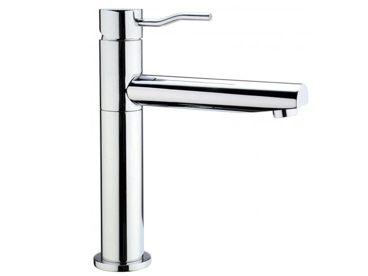 IB Rubinetti KUSASI Miscelatore Lavello Standard Appoggio Monoforo Monocomando Stile Moderno Materiale Ottone Finitura Cromata