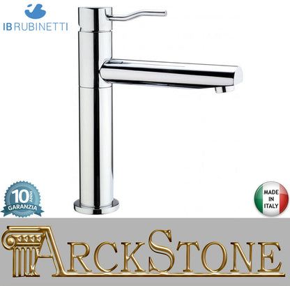 IB Rubinetti KUSASI Miscelatore Lavello Standard Appoggio Monoforo Monocomando Stile Moderno Materiale Ottone Finitura Cromata
