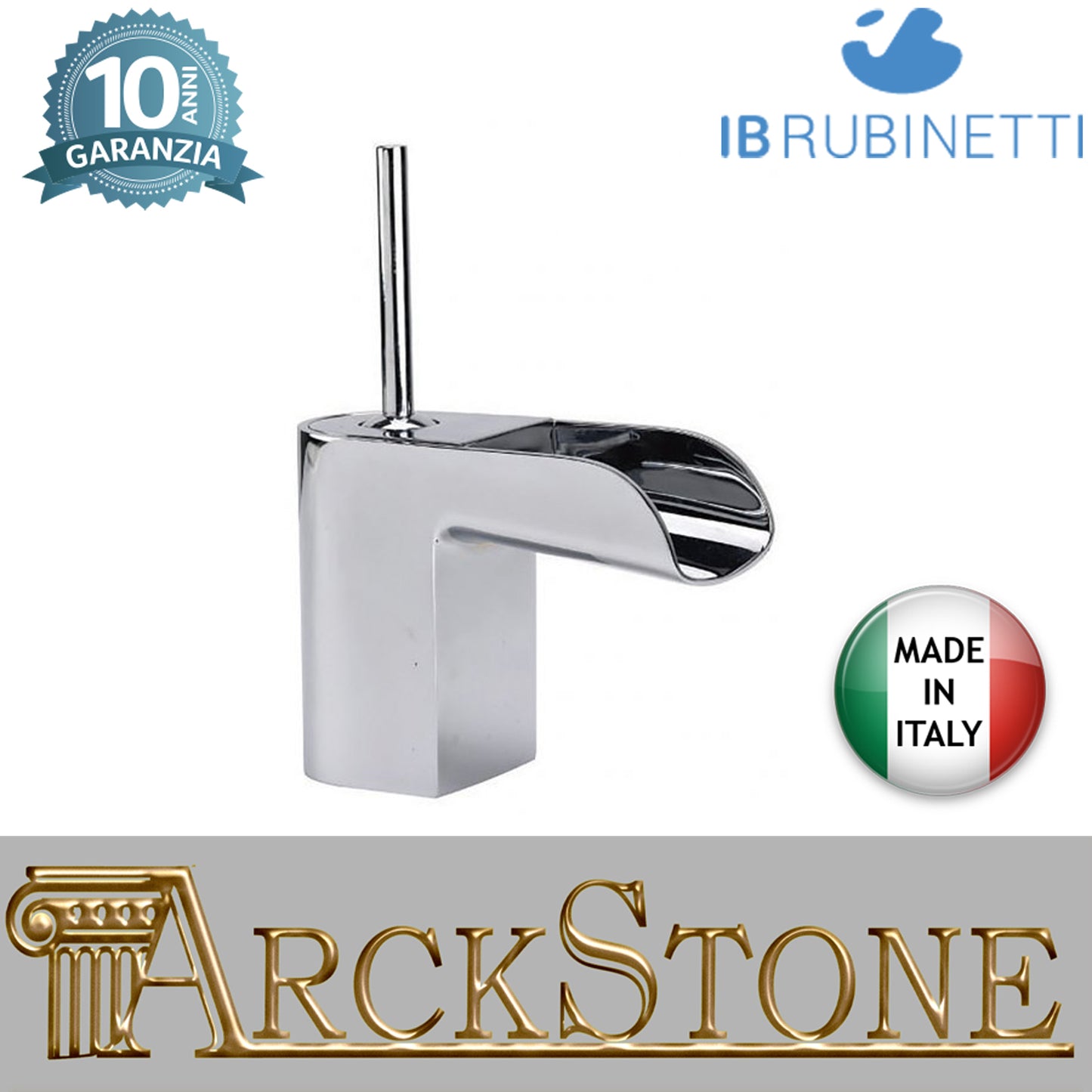 Miscelatore bidet completo di piletta di scarico click-clack marca IB rubinetti modello LoveMe rubinetteria rubinetto ottone cromato bagno cascata fontana finitura cromo rivenditore autorizzato campania arredamento garanzia 10 anni made in italy qualità