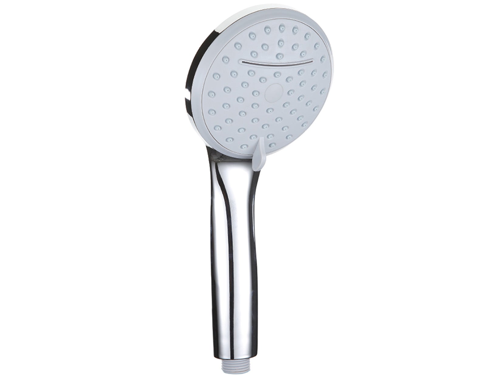 Doccetta A Mano Duemmeggi Doccia Luna 2 Getti Con Cascata In ABS Ø Diametro 110 mm Anticalcare Forma Tonda Finitura Cromata Made in Italy 5 Anni di Garanzia