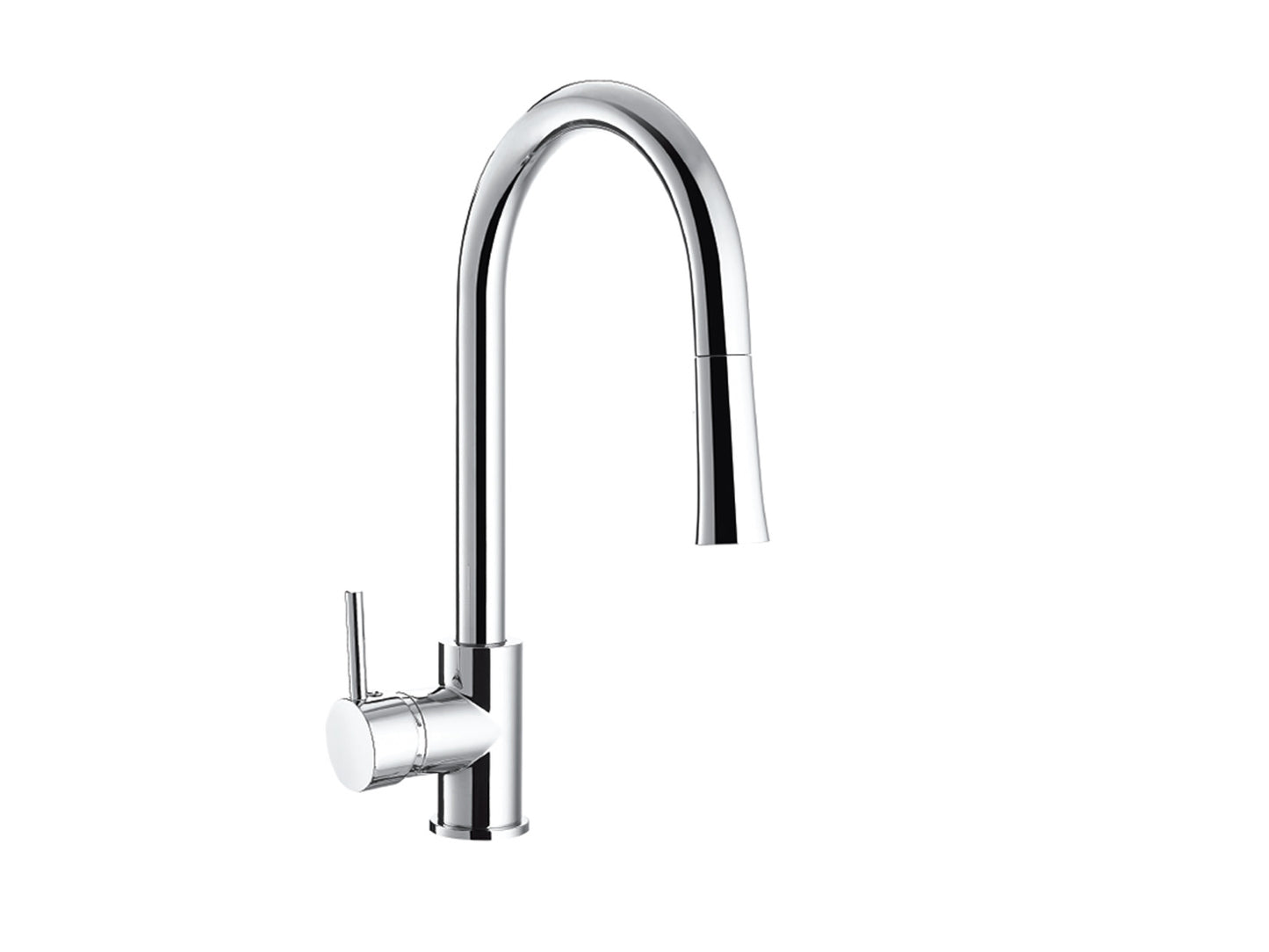 Miscelatore Lavello Lavatoio Monocomando 1 Leva Laterale Con Doccia Doccetta Estraibile Duemmeggi Cucina Manhattan Installazione Appoggio Stile Moderno Materiale Ottone Finitura Cromata Made in Italy Garanzia 5 Anni