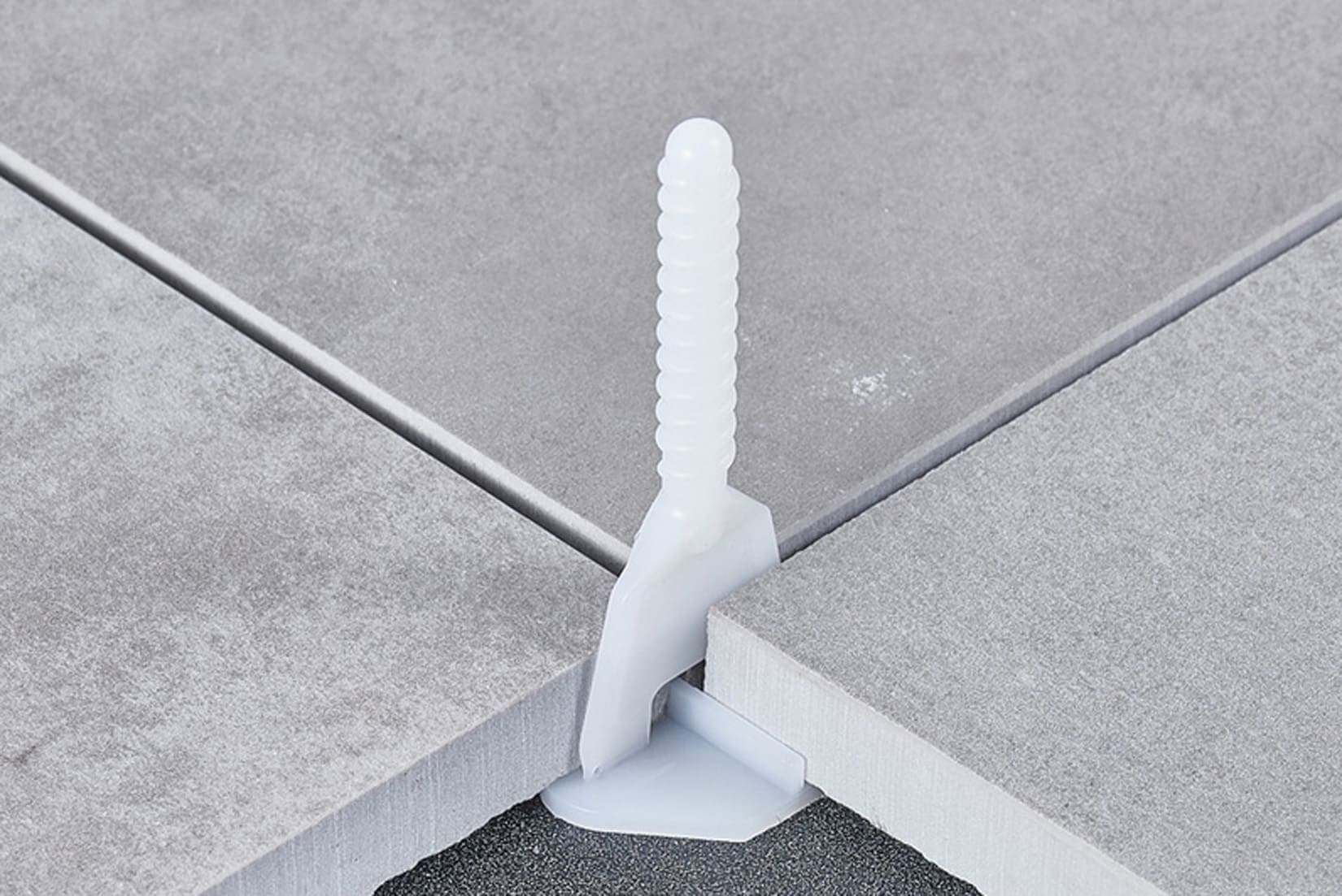 Raimondi RLS Levelling System 300 Viti Basi Forma a Croce + Per X Per Piastrelle Con Spessore Altezza da 5 a 15 mm e Fuga da 1,5 mm