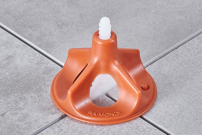 Raimondi RLS Levelling System 300 Viti Basi Forma a Croce + Per X Per Piastrelle Con Spessore Altezza da 5 a 15 mm e Fuga da 1,5 mm