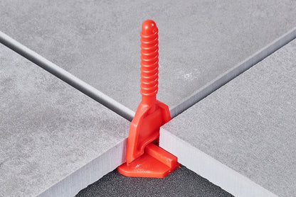 Raimondi RLS Levelling System 300 Viti Basi Forma a Croce + Per X Per Piastrelle Con Spessore Altezza da 5 a 15 mm e Fuga da 3 mm