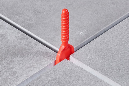 Raimondi RLS Levelling System 300 Viti Basi Forma a Croce + Per X Per Piastrelle Con Spessore Altezza da 5 a 15 mm e Fuga da 3 mm