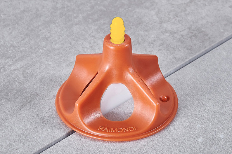 Raimondi RLS Levelling System 300 Viti Basi Flat Piatta Forma Meno - Per Piastrelle Con Spessore Altezza da 3 a 15 mm e Fuga da 2 mm