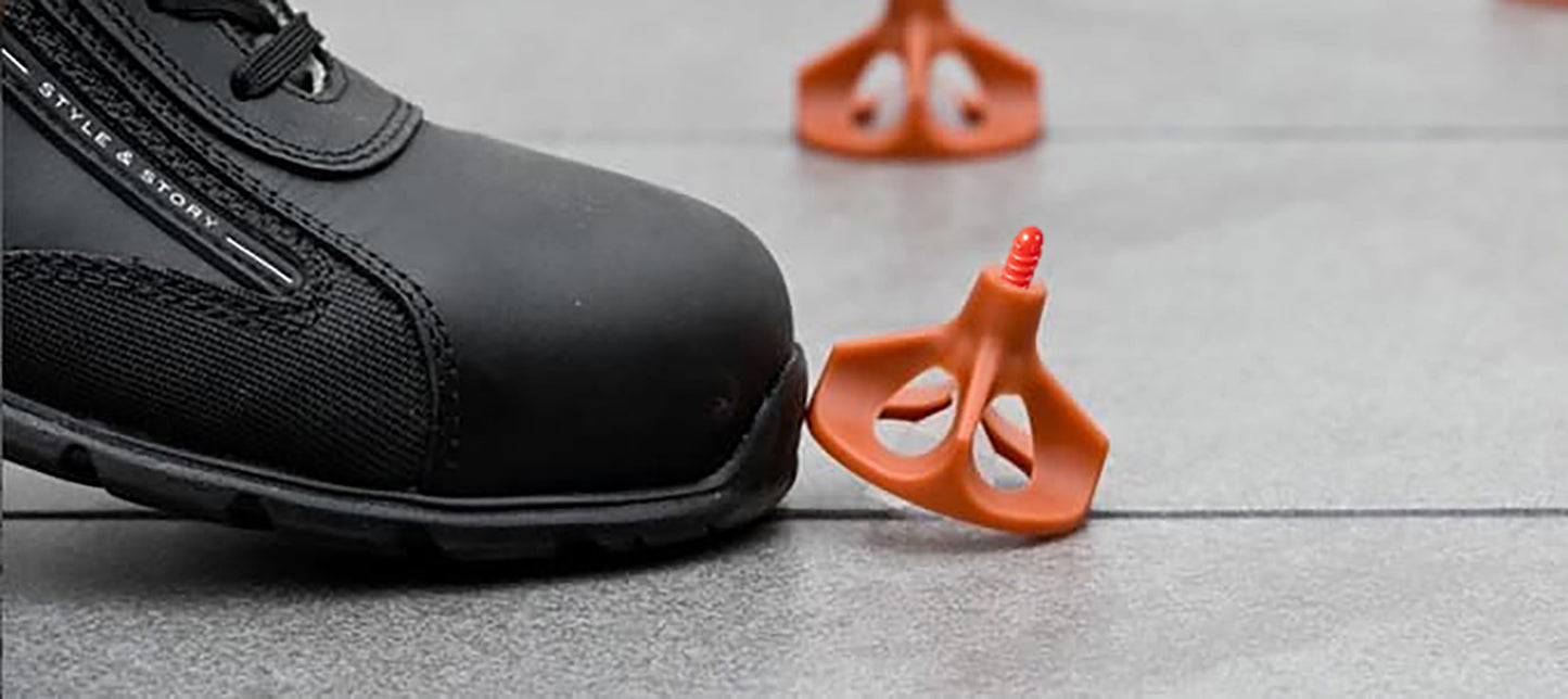 Raimondi RLS Levelling System 3000 Viti Basi Flat Piatta Forma Meno - Per Piastrelle Con Spessore Altezza da 3 a 15 mm e Fuga da 3 mm